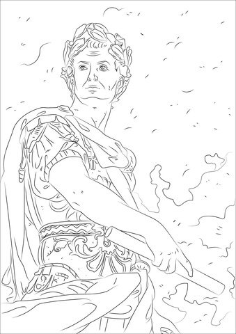 Julius Caesar Coloring Page